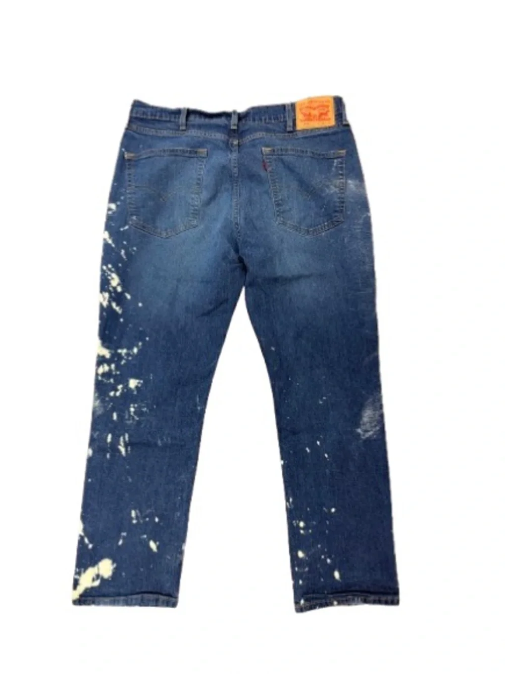 Levi’s 514 Jeans Men’s 38x30 Paint Splatter Water<Less Stretch Denim Distressed